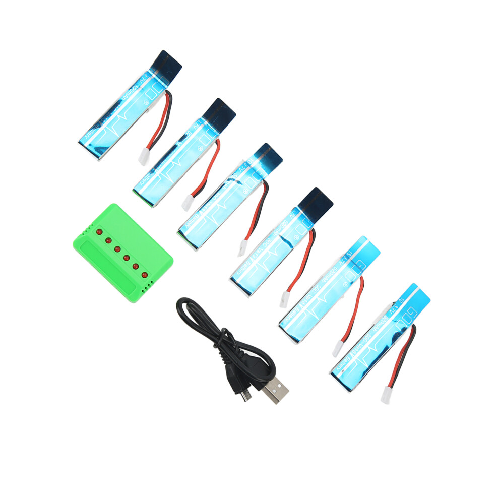 3.7V 520Mah 30C Lithium Rc Helicopter Battery For K110s & V977 Blue 8421373398532