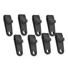 Presilhas para lona, com trava reforçada para uso multifuncional. Resistentes a ventos fortes, ideais para camping, piqueniques, coberturas, capas