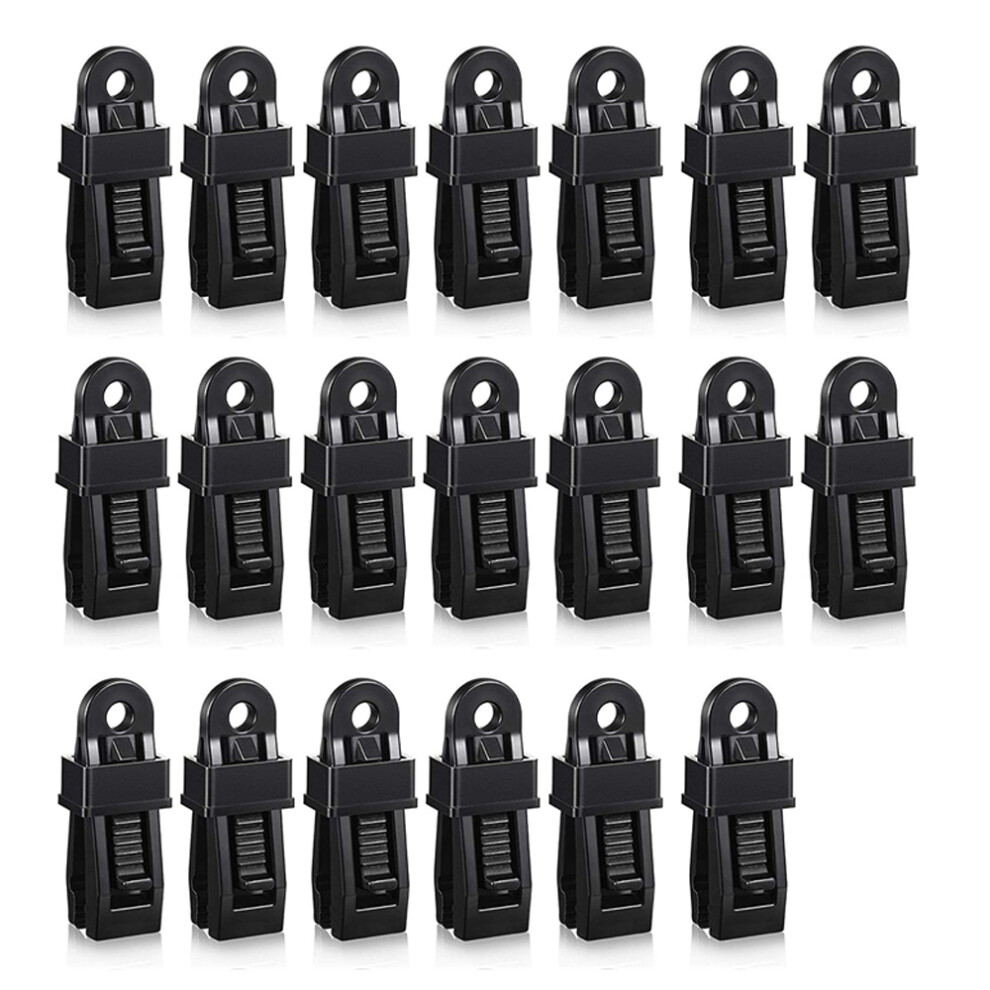 Weatherproof Plastic Tarp Clips, Outdoor Camping Heavy Duty Tarp Clips With Strong Lock Grip For Car Covers, Boat Covers And More 9301476442273
