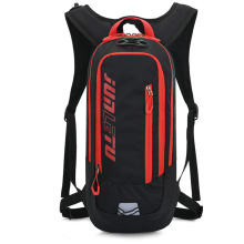 High-Quality Nylon Cycling Backpack, Practical Design Water Resistant Hydration Pack With Reflective Strips For Outdoor Activities, Comfortable Breath