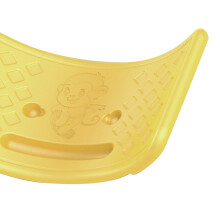 Planche en plastique pour balançoire pour enfants avec balle élastique, 50x23,5 cm, jaune