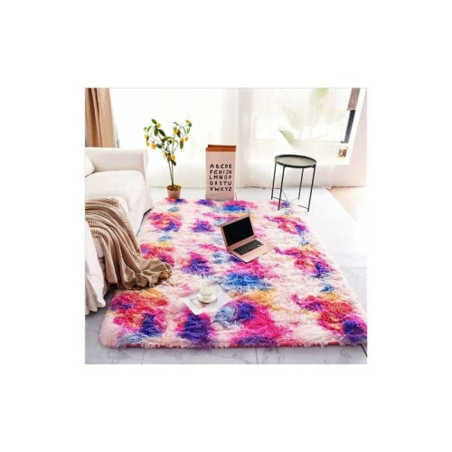 Χαλί Memory Foam Fluffy, Χαλιά Εσωτερικού Χώρου με Ανθεκτικό στο Ρίχσιμο Τρίχου, με Υφή