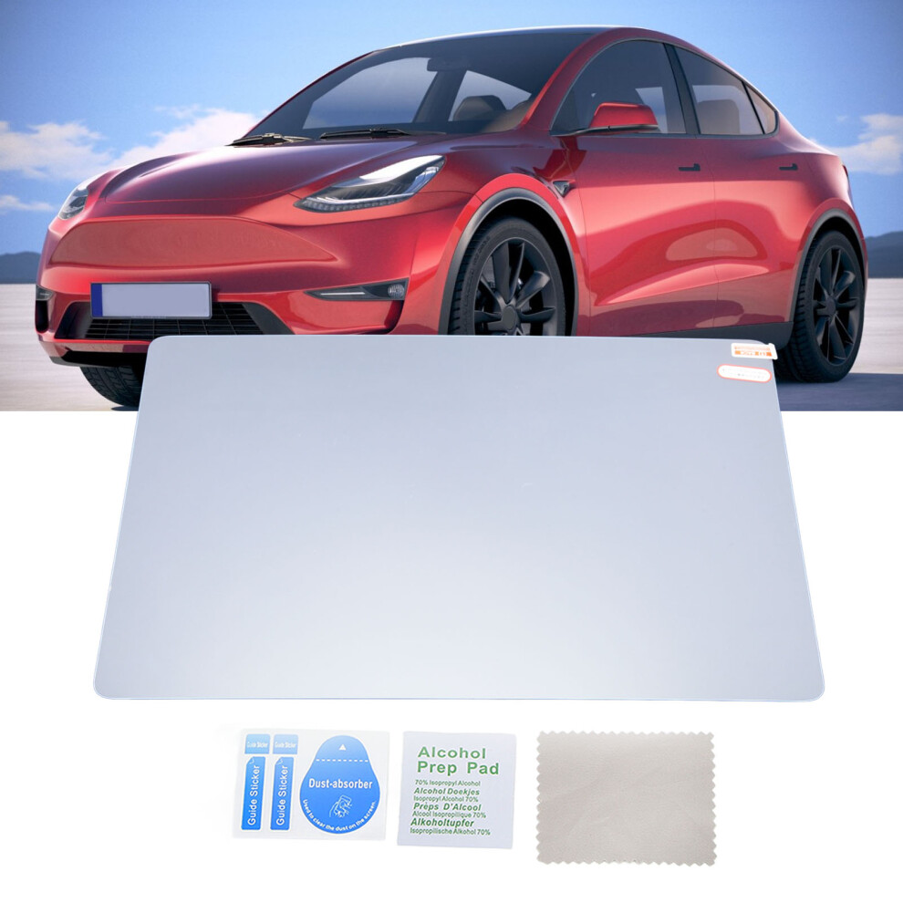 15-Inch Tempered Glass Screen Protector For Tesla Model 3 & Y, Safety Blue/Light 9321371037060