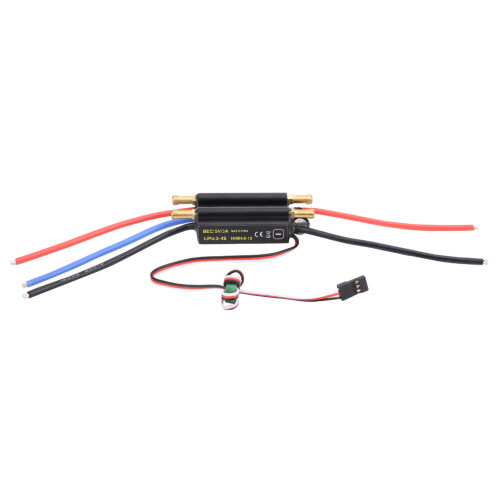 30A Rc Boat Esc, Αδιάβροχο Σχεδιασμό και Αντιπαρεμβατικό, Για Μοντέλο Σκάφους 450Mm, 1