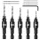Σετ τρυπανιών ξύλου με τρυπάνι, γρήγορη αλλαγή εξαγωνικού στελέχους για έργα 1
