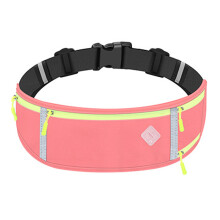 Adjustable Waist Pack, Water Resistant Breathable Running Fanny Pack with Reflective Strip for Men Women, Ideal for Shopping Travel Walking
