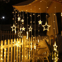 Indoor Outdoor Decoration, Battery Operated Fairy Lights: Connectable Christmas Waterfall Lights, Romantic Atmosphere Creation for Garden Party, High