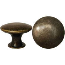 Boutons de tiroir en laiton antique au design délicat, poignées légères et robustes en alliage de zinc, adaptables à différents styles,