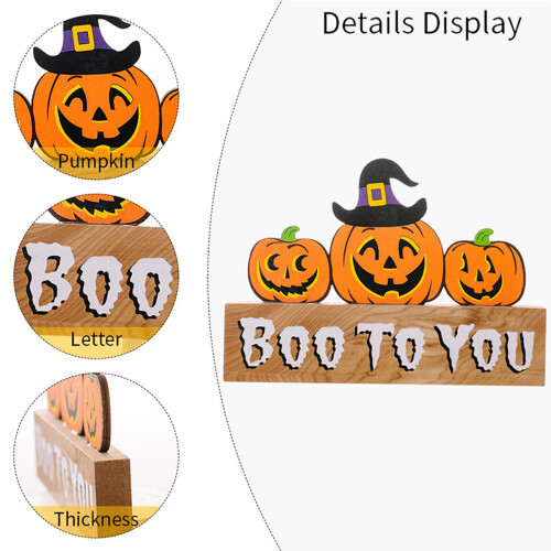Αξιολάτρευτη διακόσμηση για το Halloween, ζωηρά χρώματα διακοσμήσεις τραπεζιού Halloween, 2
