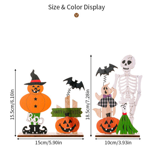 Διακόσμηση για πάρτι με θέμα το Halloween με επαναχρησιμοποιούμενες ξύλινες 1