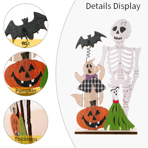 Διακόσμηση για πάρτι με θέμα το Halloween με επαναχρησιμοποιούμενες ξύλινες 2