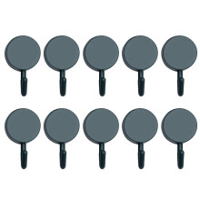 (10PCs,Blue)Self-Adhesive Utility Hooks, Cute Decorative Wall Mount Hats Towels Key Hooks, Storage Hook for Home Kitchen Bathroom Office