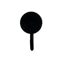 (1pcs,Black)Self-Adhesive Utility Hooks, Cute Decorative Wall Mount Hats Towels Key Hooks, Storage Hook for Home Kitchen Bathroom Office
