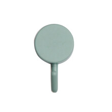 (1pcs,Light Blue)Self-Adhesive Utility Hooks, Cute Decorative Wall Mount Hats Towels Key Hooks, Storage Hook for Home Kitchen Bathroom Office