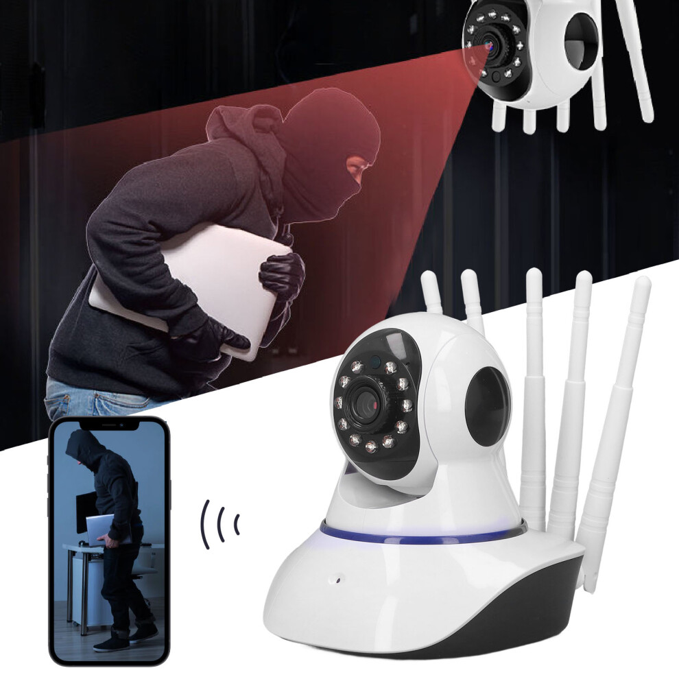 360 Adjustable Hd 1080P Wireless Security Camera With Infrared Night Vision 8721371039193