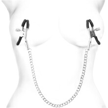 Adjustable Nipple Clips Clamps for Women Men Adjustable Pressure Breast Clamps Stainless Steel Non-Piercing Nipple Rings Clip for Pleasure Toy
