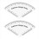 (3pcs) Fast Drawing Eyebrow Ruler Microblading Mapping Tool Eyebrow Shaping Makeup Drawing Guide Ruler 1