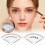 (3pcs) Fast Drawing Eyebrow Ruler Microblading Mapping Tool Eyebrow Shaping Makeup Drawing Guide Ruler 2