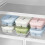 (Blue) Easy Release Press Ice Maker Box with Cover for Home Drinks Space-Saving Stackable Household Food-Grade Ice Tray for Kitchen Convenience 4