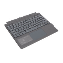 Ultra Slim Bluetooth Wireless Notebook Keyboard with Touchpad, Black