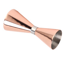Doppelendiger Cocktail-Jigger aus 304 Edelstahl, 30/50 ml Roségold