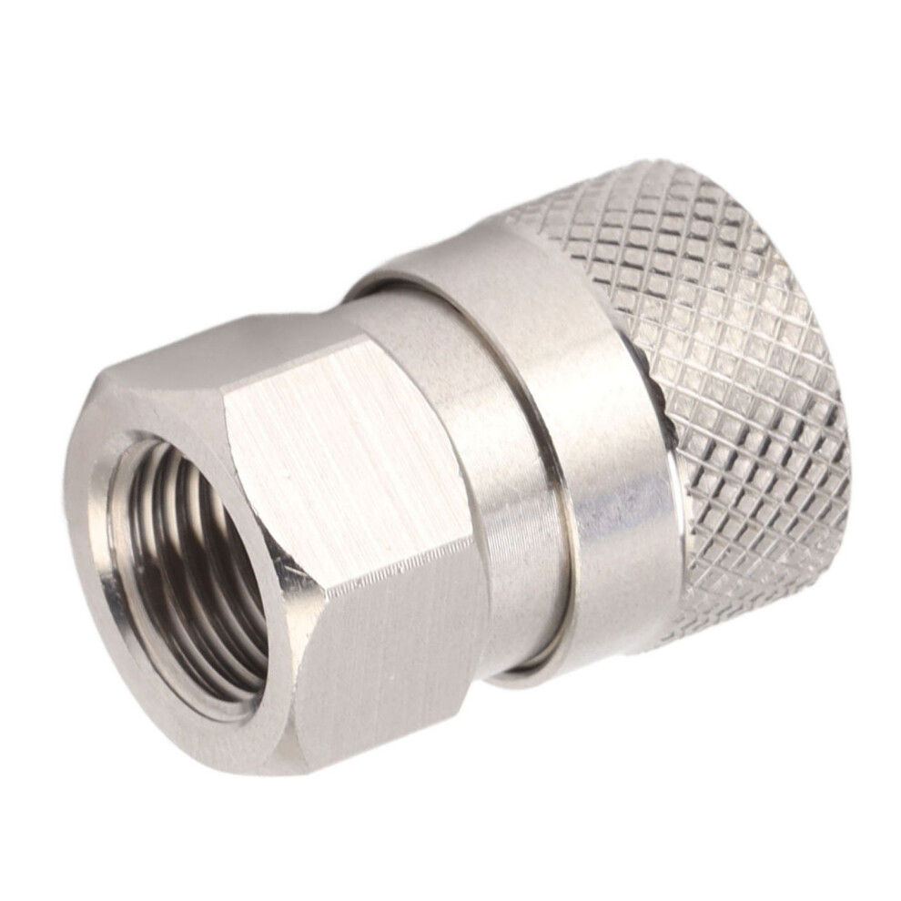 Gas Filling Adapter 304 Stainless Steel Co2 Refill Connector 1/8Npt Female 4631371040539