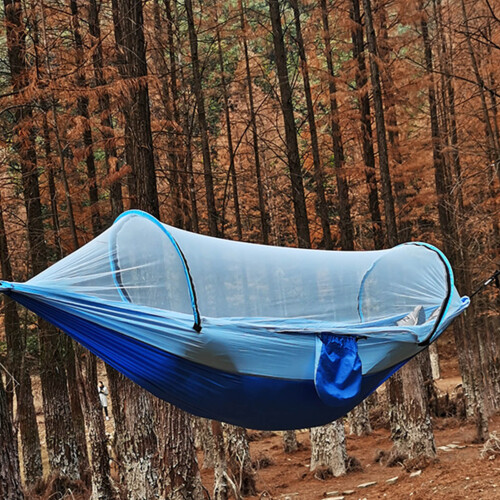 Camping-Hängematte mit Netz, 210T Nylon-Taft, 2
