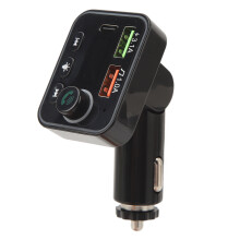 Handsfree Calling Bluetooth Adapter Car FM Transmitter LED Backlit Crystal Clear Audio Transmission Voice Control Smart Undervoltage Detection