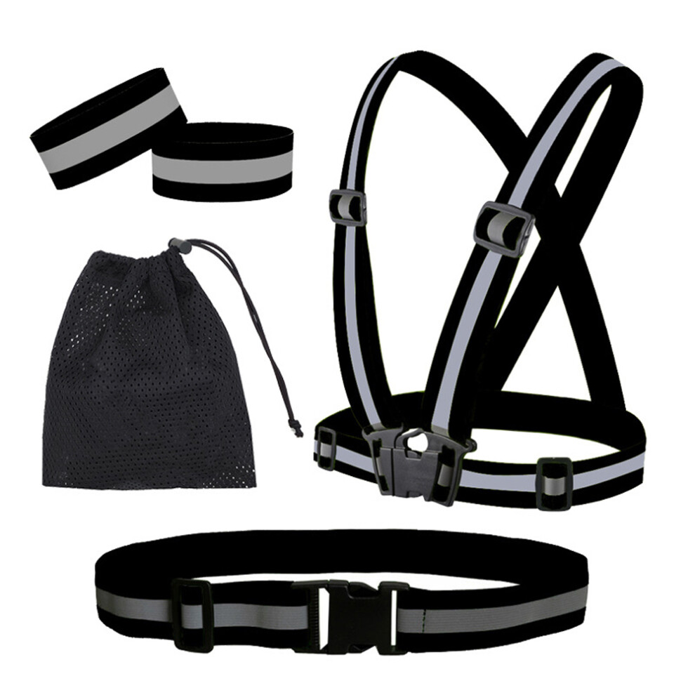 High Visibility Reflective Strips, Adjustable Size Safety Gear For Men And Women, 360 Degree Reflectivity For Running, Cycling, Dog Walking (Super Lig 9301476443423