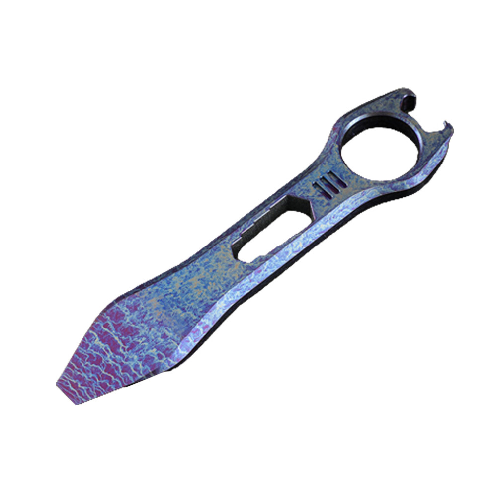 Compact Edc Titanium Pry Bar, Your Go-To Multi-Tool For Daily Adventures 9463374752431