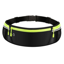 Sports Partner Running Belt for Men Women, Washable Sweatproof Large Capacity Waist Pack with Headphone Jack and Reflective Strip for Night Safety, Ad