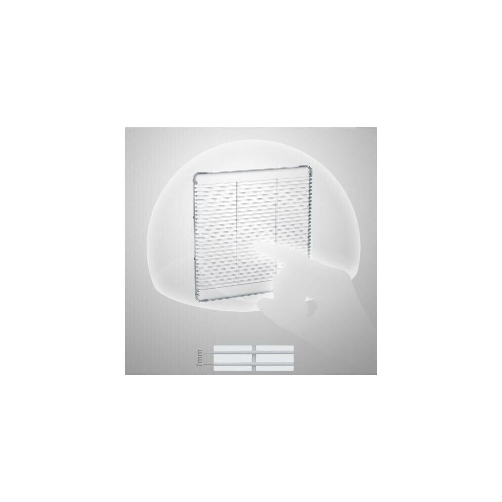 High Performance Quiet Ventilation Fan, Wall-Mounted Window Shutter Exhaust With Reversible Airflow For Wide Application, 8In Abs Material 9169997261847