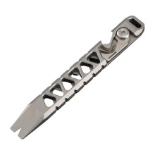 Titanium Pry Bar, High-quality Material And Lightweight Design, For Outdoor Activities And Everyday Carry