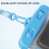Capa universal à prova d'água, capa subaquática para celular com tampa transparente para todos os smartphones de até 7,5 polegadas, capa 4