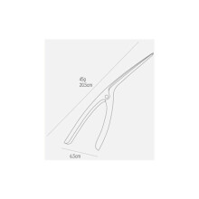 Garnelenentdarmungswerkzeug für die Zubereitung von Meeresfrüchten, Garnelenreiniger aus Edelstahl mit präziser Verarbeitung, langlebig und