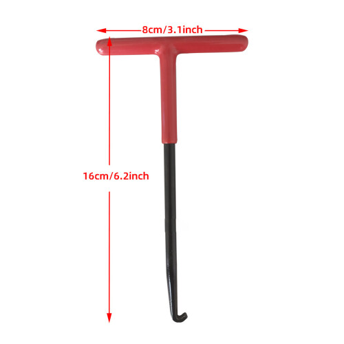 Exhaust Spring Hook With T-Handle, Designed For Vehicle Brake And Riding Mower Platform Use, Lightweight Spring Puller Tool For Quick & Comfortable 1