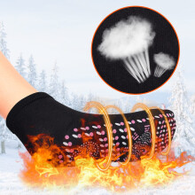 Revolucione sua experiência de inverno com as meias autoaquecidas de turmalina e acupressão, aquecedoras térmicas para os pés, unissex, em
