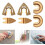 Oscillating Tool Blades, Semi Circle Triangular For Versatile Wide Applications, Long-lasting Durability With Multi Tool Blades Carbide, Grout Mortar 1