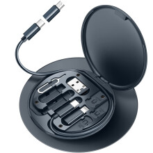 Organisateur de câbles portable, solution de charge tout-en-un pour vos appareils, rangement propre et organisé, compatibilité universelle avec
