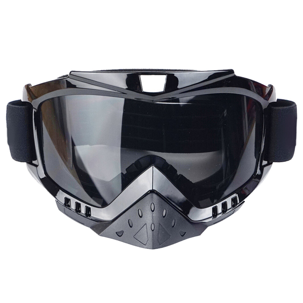 Dirt Bike Goggles, Uv400 Protection Multipurpose Goggles With Breathable And Sweat-Absorbing Sponge, Impact-Resistant Lenses For Extreme Sports Enthus 9301476075433