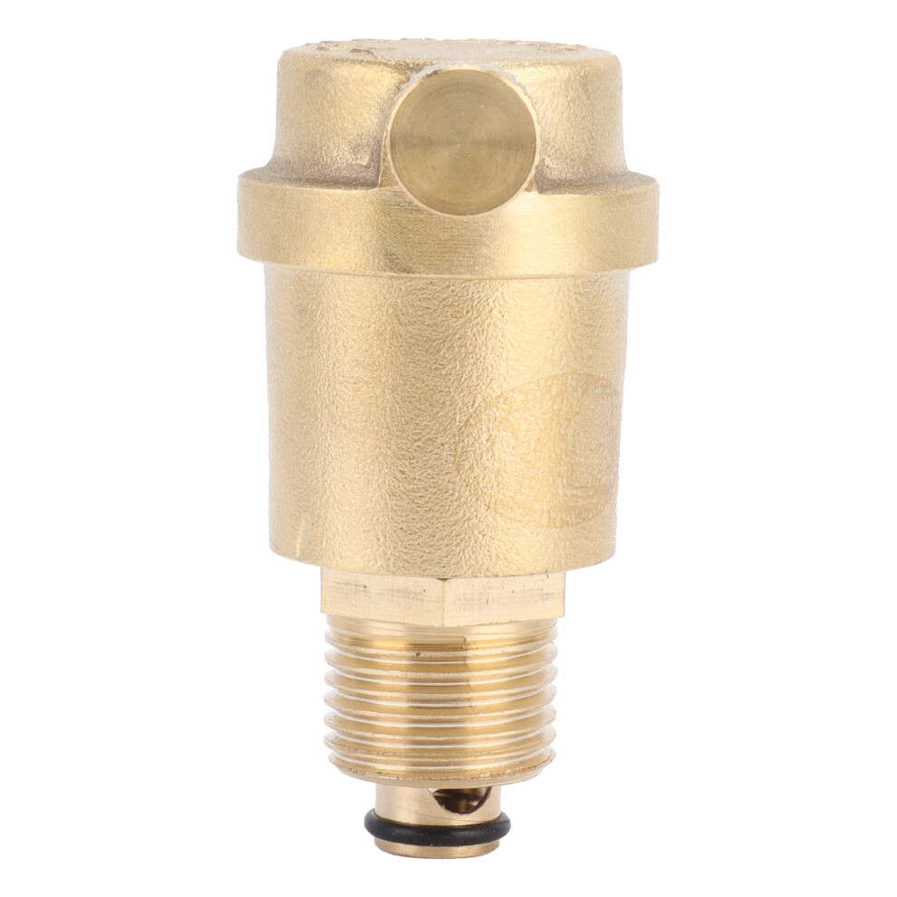 Brass Vent Valve For Hvac System Solar Water Heater Exhaust Valve High Temperature Resistant G1/2 Threaded Air Release Valve Automatic Operation 9441426920830