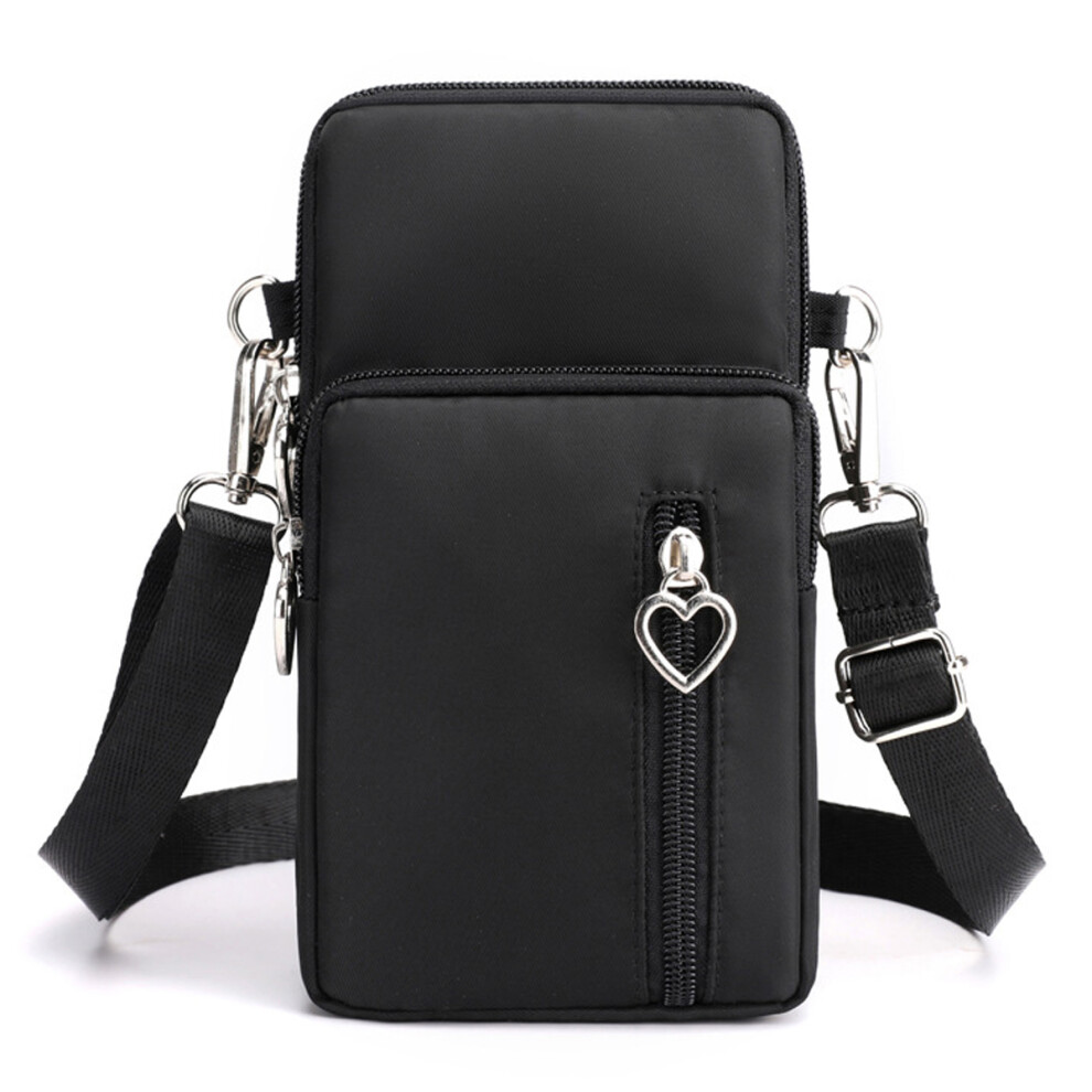 Versatile Cell Phone Crossbody Bag With Wristlet, Full Protection Water Repellent Construction, Slim And Lightweight Nylon Pouch For Women, Ideal For 9009791569292