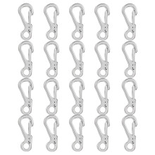 Versatile Mini Carabiner Clip For Backpacks, Keychains And EDC Gears, Zinc Alloy Tiny Spring Snap Hooks With Lightweight Design For Everyday Carry