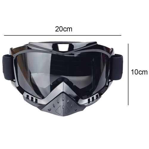 Γυαλιά Dirt Bike, Πολυχρηστικά γυαλιά προστασίας UV400 με αναπνεύσιμο και απορροφητικό 1