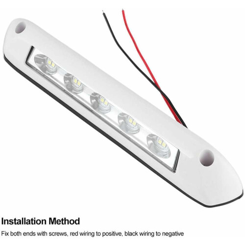 Refletor de feixe amplo e focado em ângulo para baixo, ideal para trailers e barcos. Design resistente a impactos e intempéries, com longa vida 2