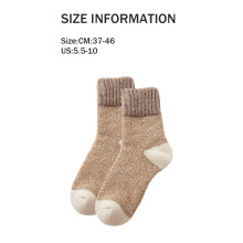 Thermosocken für Herren, hochwertiges, dickes Frottee-Innenfutter, feuchtigkeitsableitend, atmungsaktive, lange Thermosocken mit nahtloser