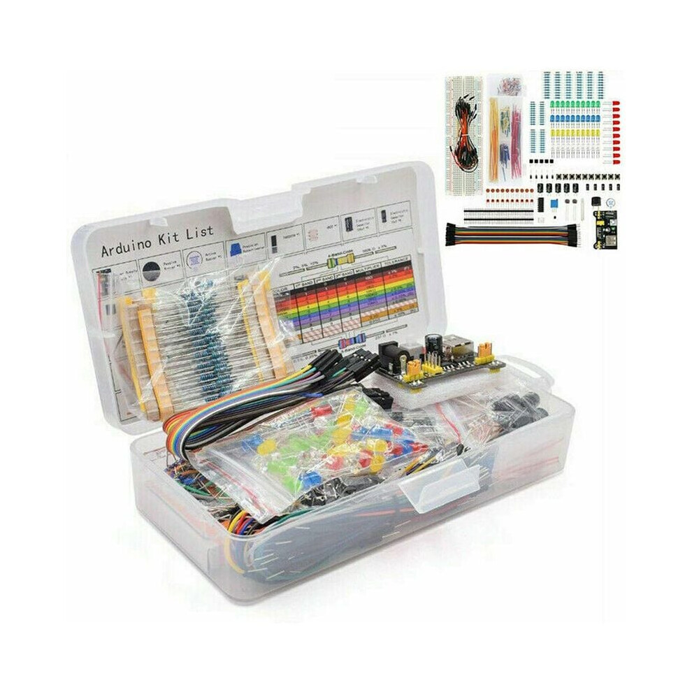 Electronic Components Fun Kit, Breadboard, Compatible With Arduino, Over 200 Pieces Of Precisely Categorized Gadgetry, Precision Potentiometer For 9405630959260