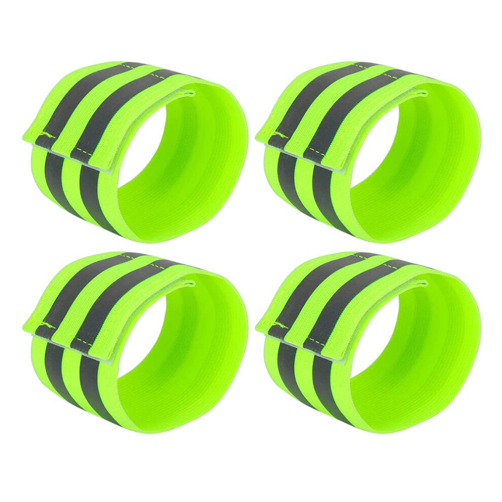 Reflective Bands For Outdoor Activities, High Visibility Reflective Running Gear For Night Walking, Running, And Cycling With Adjustable Strips 9463374752349