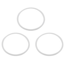 3X Kitchenware Schnellkochtopf Gummidichtung Dichtungsring, 26 cm Innendurchmesser