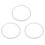 3X Kitchenware Pressure Cooker Rubber Seal Gasket, 26 cm Inner Diameter 1